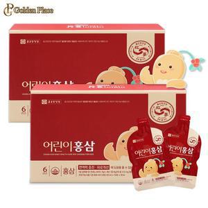 종근당건강 어린이홍삼 20ml X 30포 2박스 (2개월분) 6년근 진액 농축액 G