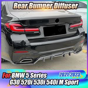 BMW 5시리즈 G30 LCI 21-23 리어 범퍼 립 스플리터 M스포츠 디퓨저 사이드 코