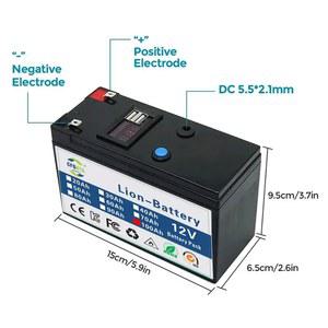 태양광 보트용 리튬 다리미 인산염 배터리, 내장 BMS, 12.6V 충전기, 12V 100Ah, 신제품