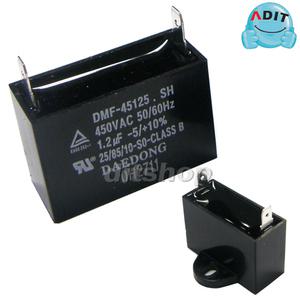 ADIT - 450V 1.2uF 국산정품 모터 콘덴서 선풍기 에어컨 실외기 환풍기 보일러 펌프 후드 기동콘덴서 커패시터 사각수지 선풍기부품