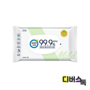 [디버스톡] 깨끗한나라 클린 손소독티슈 마일드 (휴대용/20매)