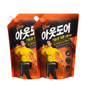 애경 울샴푸 아웃도어 세제 1L 2개 일반/드럼 겸용
