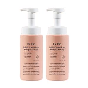 닥터바이오 버블 바디워시 크림 폼 샴푸 & 바디워시 450ml × 2개