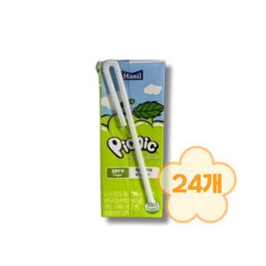 피크닉 제로슈거 청포도우유맛 200ml 24팩