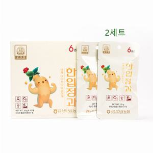 삼지원 한입정과 6년근 홍삼정과 고려홍삼 절편 올리고당 절임 선물세트 금산인삼농협 20gx10봉