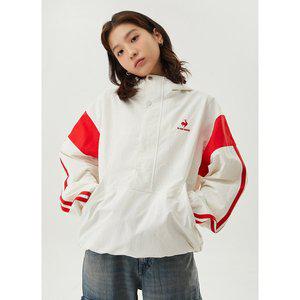 [르꼬끄](강남점)[이월][60% OFF]  쉐브론 메쉬 아노락 자켓 / IVORY (QP123TJK22) / 남여공용