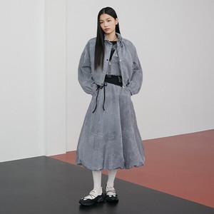[HERITAGE] 셔링 하이넥 포인트 크랙 점퍼 ER2WZ360