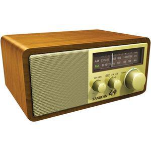 산진 WR-11SE 라디오 40주년 에디션 월넛 AM/FM 탁상형 우드