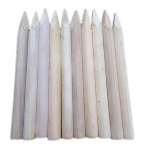 나무 말뚝 파이프 화단경계목 식물 마당 원목 3 5cmx25cm 통나무울타리 머리