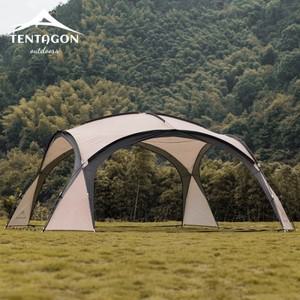 원터치텐트 그늘막 자동 에어 캠핑 터널형 돔 거실형 쉘터 1인용 Mountainhiker 야외용 창문 텐트, 8-10 인