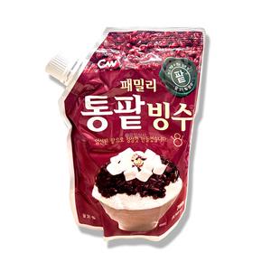 청우 통팥빙수 750g 파우치 x 1개 / 패밀리통팥 빙수재료 팥요리 토핑