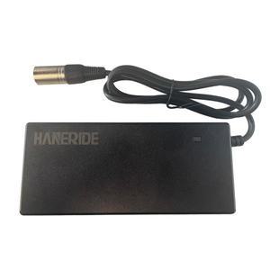 HANERIDE 충전기 42V(36V) 2A 플매트 카펫 러그 XLR 4핀 Ebike 배터리 Impulse1.0 및 2.0 36V DerbyCycle