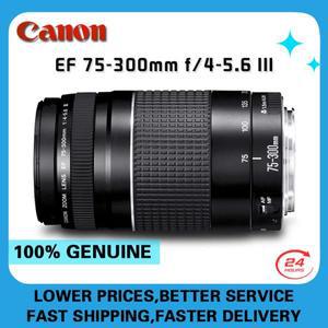 Canon SLR 카메라용 EF 75-300mm f4-5.6 III 망원 줌 렌즈 100D