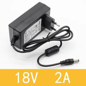 1PCS DC18V 2A 100V-240V 변환기 어댑터 전원 공급 장치 EU 플러그 5.5mm x
