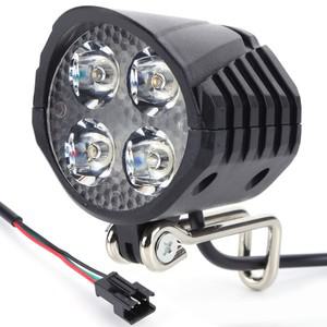 경적 LED 헤드라이트가 있는 고휘도 48V 전기 자전거 라이트 에너지 절약 쉬운 설치 사이클링 액세서리