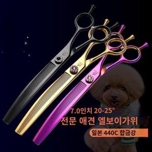 FENICE커브숱가위 7인치 애견가위4color