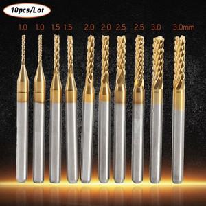 로터리 버 커터 고속 강철 파일 1mm Dremel 액세서리 밀링 드릴 비트 조각