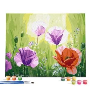 아이러브페인팅 DIY캔버스형 그림그리기 40x50cm 꽃과 오후