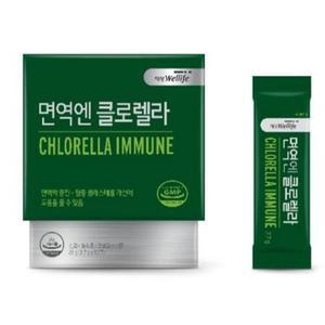 대상웰라이프 면역엔 클로렐라 2.7g x 30포 6개