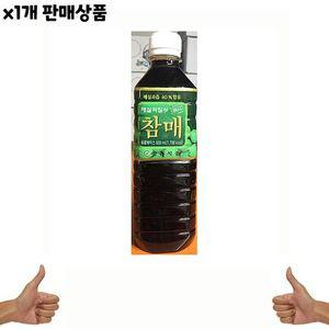 매실원액 음료베이스 식자재 식재료 도매) 매실농축액(참존 500ml) 1개 농축액 매실음료 음료원액