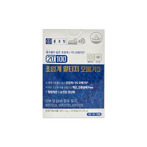 종근당 20100 초임계 알티지 오메가3 883mg 30캡슐 1박스/mj