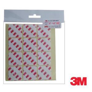3M 4421 다용도 양면테이프 사각 35x35mm 60개입