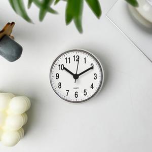 [XBG6KN6M]화이트 욕실 흡착 방수 시계 욕실시계 흡착시계