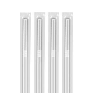 자바라 빨대 개별포장 7mm 21cm 투명 1봉 500개