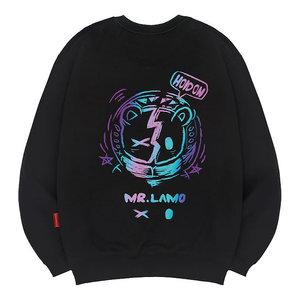 엘라모 3M 네온베어 맨투맨 남녀공용 빅사이즈 S~4XL
