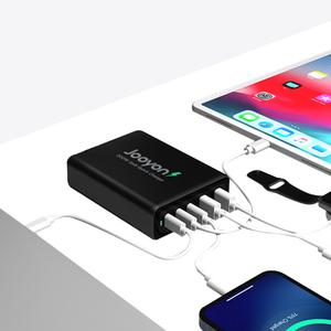 주연테크 캐리밥 200W 5포트 올인원 PD 고속충전기 USB-C 케이블포함 PPS PD3.0 QC3.0 200W 노트북 휴대폰