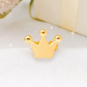 크라운 왕관 24K 순금 돌반지 백일반지 3.75g 1돈 한돈