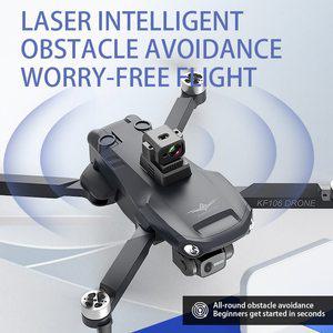 입문용드론 KF106 Max 드론 8K 프로페셔널 5G 와이파이 HD 듀얼 카메라 3 축 짐벌 브러시리스 모터 흔들림