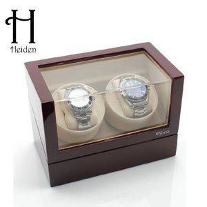 [하이덴][Heiden] 하이덴 버사 엘리트 더블 와치와인더 VR002-Cherry Wood 명품 시계보관함 2구