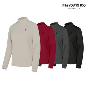 [김영주 골프]김영주스포츠 여성 목크넥 후리스 티셔츠  WT02