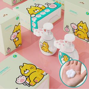 아이깨끗해 핸드워시 폼냥이 세트2 (본품+리필+거품틀+스티커2개) / 고양이 거품모양