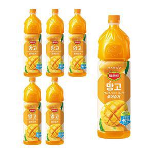 델몬트 망고 로어슈거 1.5L 6페트 (원산지_상세설명에 표시)