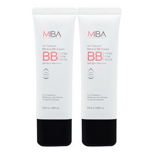 미바 이온칼슘 미네랄 비비크림 50mlx2개 BB크림 톤업 자외선차단 3중기능성 화장품