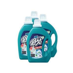 [신세계몰]슈가버블 액체세제 원샷세탁 프레시버블 실내건조 3L x4개