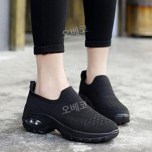 발이편한 신발 여성 삭스신발  에어쿠션 댄스화 라인댄스 줌바댄스 사계절운동화 효도화 항공발송