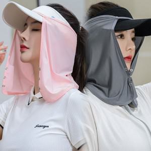 쿨 농사 여름 얼굴 햇빛가리개 작업 골프 모자 낚시 스카프 마스크 메쉬 밭일 조깅 UV차단 그늘막