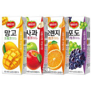 델몬트드링크4종190mlx32팩(포도8+망고8+사과8+오렌지8)
