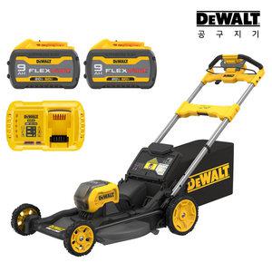 디월트 60V 충전 무선 제초기 잔디 깍는기계 접이식 잔디깎기 DCMWSP550X2 풀세트