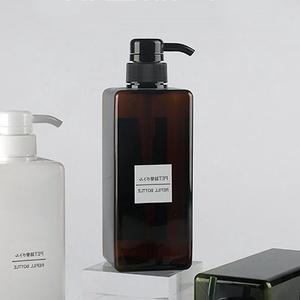 [JHQRF292_4A]사각 리필용기 650ml 펌프 삼푸통