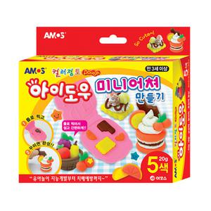 아모스 컬러점토 아이도우 5색 20g 미니어쳐만들기세트 클레이