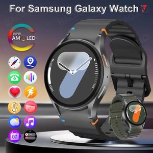 삼성 갤럭시 스마트워치 7 남성용, AMOLED 다기능 운동 피트니스 트래커, HD 블루투스 통화, 여성용 스마트