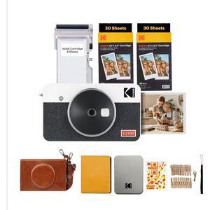 코닥 KODAK Mini Shot 2 레트로 4PASS 2-in-1 인스턴트 카메라 및 사진 프린터(2.1
