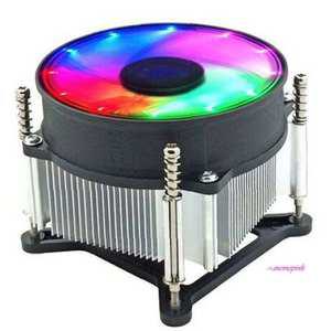 RGB 인텔 LGA1700전용 공랭 튜닝팬 CPU쿨러 3핀 90MM hij619