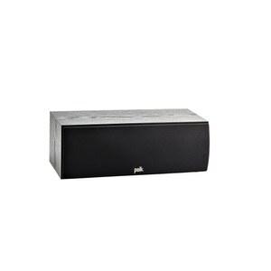 Polk 오디오 T30 100와트 홈 시어터 센터 채널 스피커 - 딥 베이스 응답, 돌비 및 DTS 서라운드, 싱글, 블랙