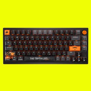 커세어 K65 RGB PLUS 무선 콜오브듀티 블랙옵스6 에디션 게이밍 기계식 키보드 적축