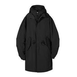 [코드그라피] [TAG가 139,000원] [내피분리형] US-ARMY 밀리터리 피쉬테일 후드 롱파카_블랙